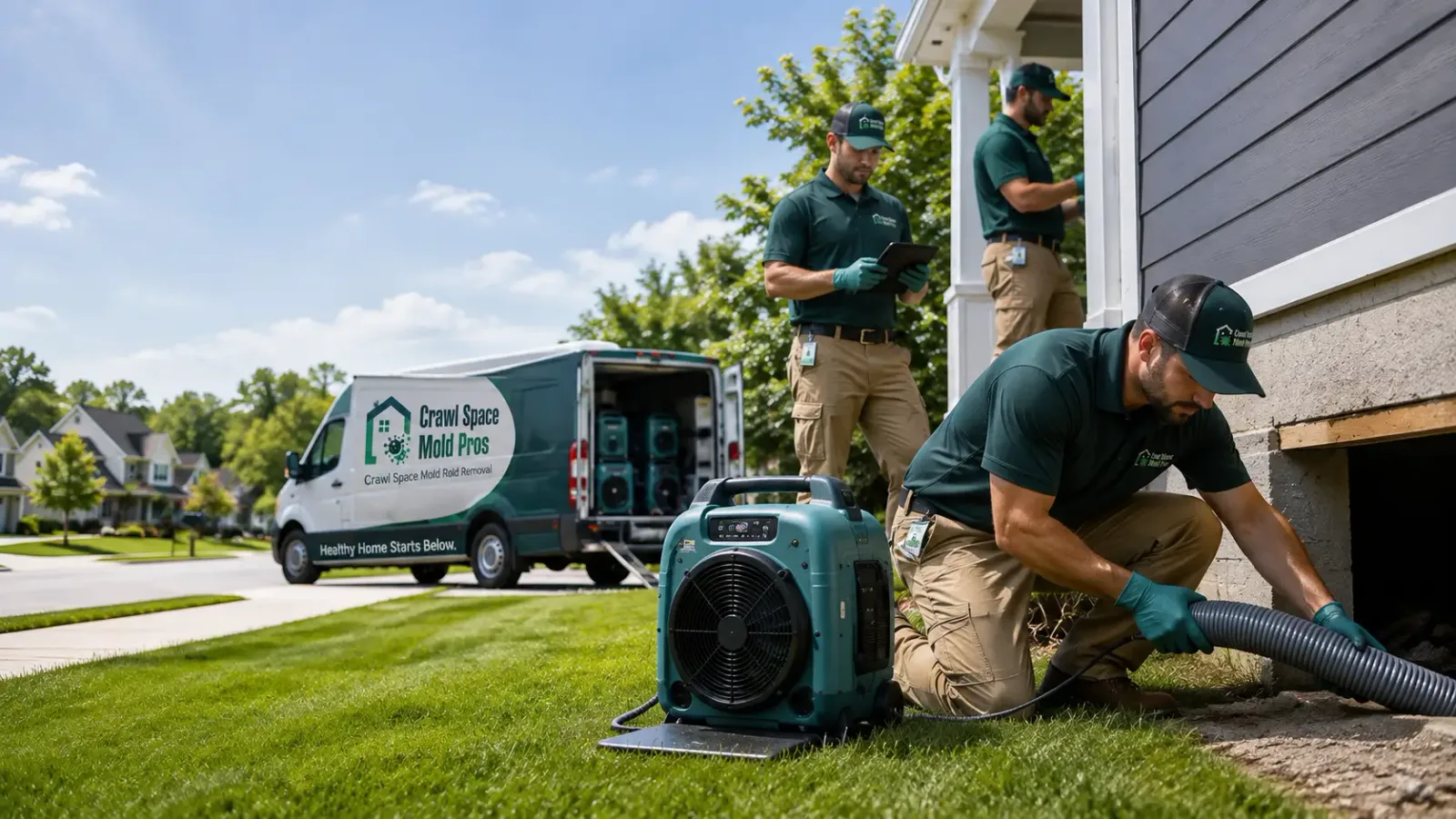 Crawl Space Mold Removal in Ramsey, IL